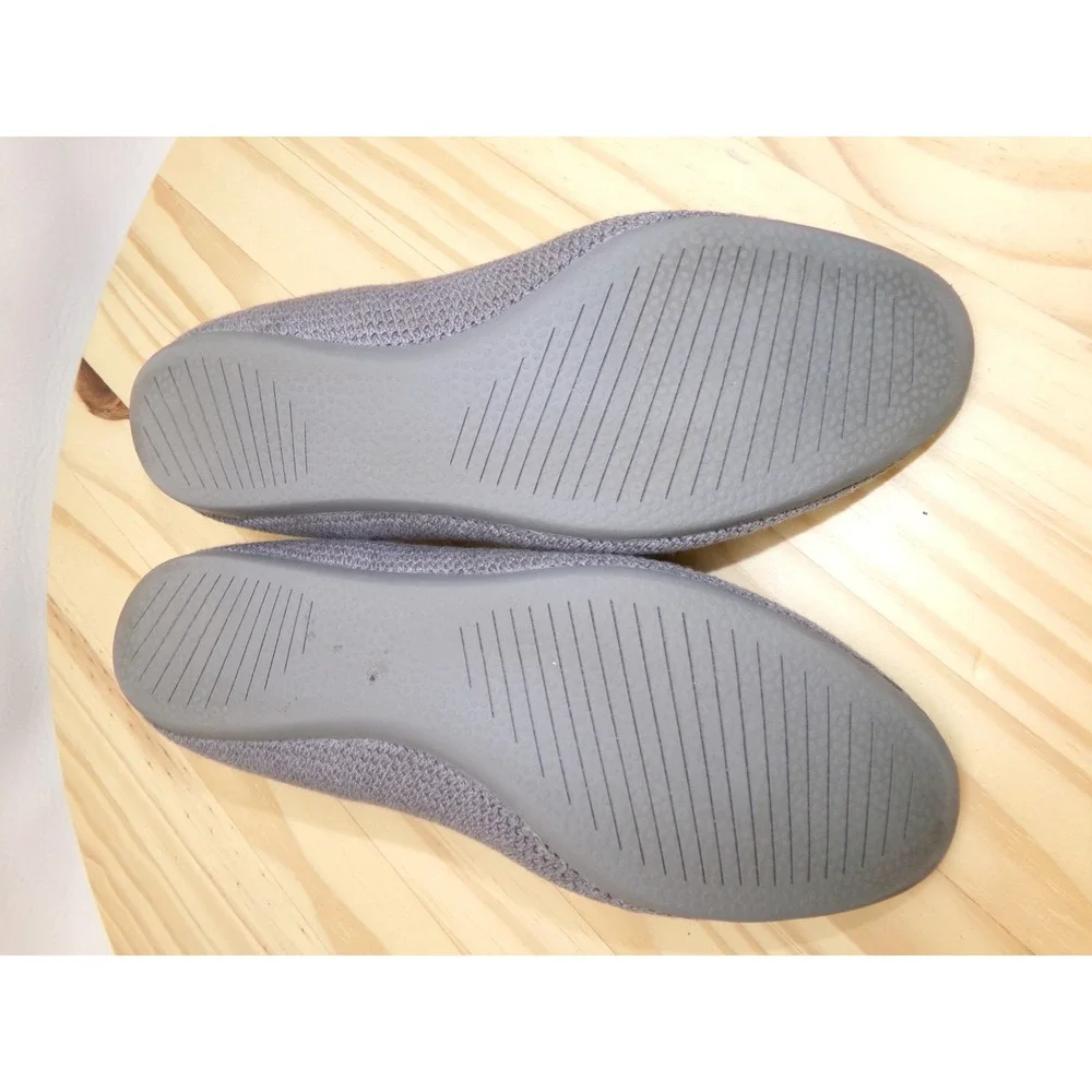 Allbirds Tree Breezers Shoes Womens Gray Sz 9.5 Ballet Flats Slip On